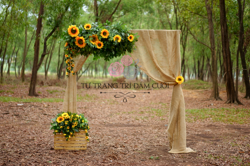 Backdrop đám cưới đẹp đáng xem